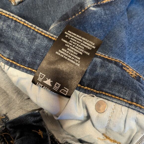 Buffalo David Bitton Women's 6/28 Jeans Blue Denim 28x26.5 Mid-Rise Soft Stretch - Picture 7 of 9